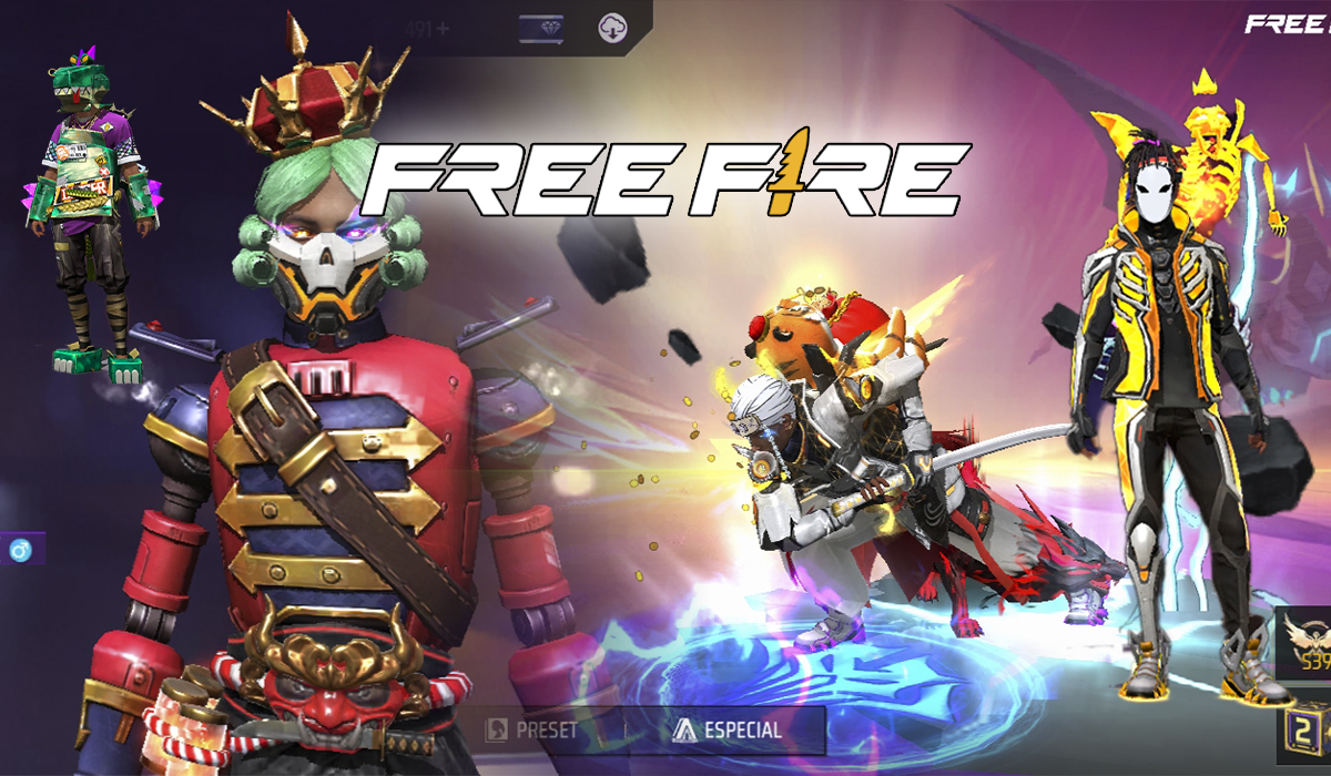 Cuentas Free Fire chitadas